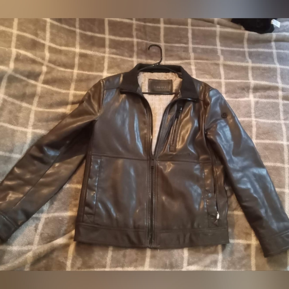 Calvin Klein leather jacket